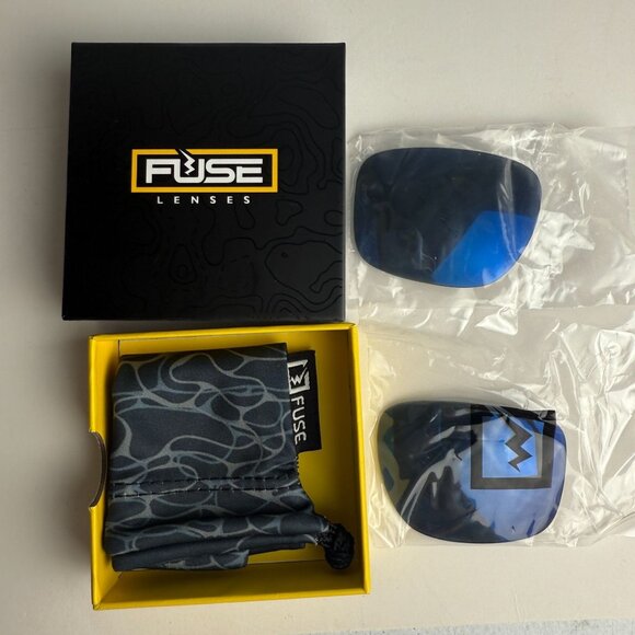 Fuse Replacement Lenses Oakley Sliver Standard Midnight Blue Mirror Non-Polarize - Picture 1 of 3